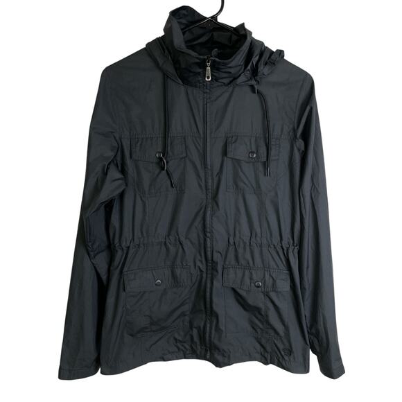 Mountain Hardwear Benicia Windbreaker Jacket Womens Small Black Outdoors Utility - Picture 1 of 10